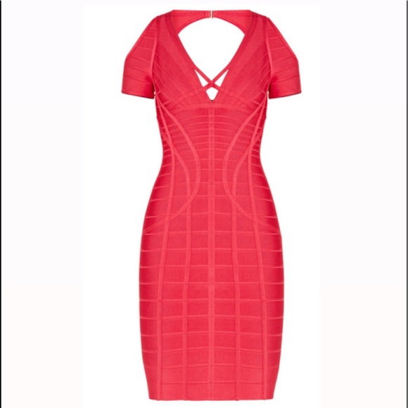 Herve Leger Kyle Novelty Bandage Bodycon Dress NEW - Picture 7 of 9